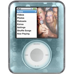 F8Z238-BLU （ブルー） [iPod nano 3rd用 プロテクトケース] REMIX PC CSE HEXAGON（BLUE）