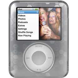F8Z238-SLV （シルバー） [iPod nano 3rd用 プロテクトケース] REMIX PC CSE HEXAGON（SILVER）