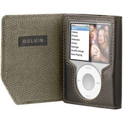 F8Z267-BRN （ブラウン） [iPod nano 3rd用 レザーケース] LAYER FOLIO（BROWN）