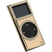 GTY-IP-000001 （ゴールド/スノースワロフスキー） [2nd iPod nano用 ラグジュアリーケース] GILTY COUTURE for iPod nano 2G