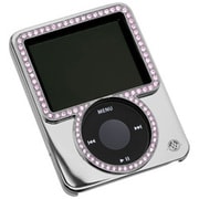 GTY-IP-000006 （シルバー/ピンキースワロフスキー） [第3世代 iPod nano用 ラグジュアリーケース] GILTY COUTURE for iPod nano 3G