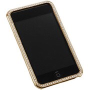GTY-IP-000007 （ゴールド/スノースワロフスキー） [iPod touch用 ラグジュアリーケース] GILTY COUTURE for iPod touch