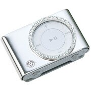 GTY-IP-000011 （シルバー/スノースワロフスキー） [iPod shuffle(aluminum)用 ラグジュアリーケース] GILTY COUTURE for iPod shuffle 2G