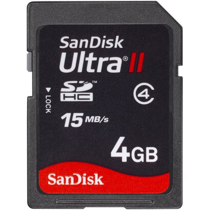 UltraII SDHCメモリーカード4GB SDSDH-004G-J61