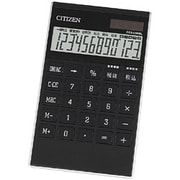 デザイン電卓 12桁 ブラック DES1200BL