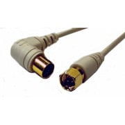S2FL10W-B （ホワイト） [CS・BS用同軸ケーブル F型接栓-L型プラグ 10m]