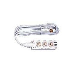 CS3分配器（屋内用） 2Mケーブル付き 全端子通電 CS3DTL-D