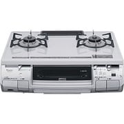 ガステーブル(都市ガス13A用右強火タイプ) グレー ピピッとコンロ RN-PR028-BHR