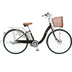 電動アシスト自転車(26型) CY-SPA26D-T(ブラウン) エナクル