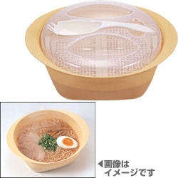 電子レンジ用品 RE-156（アイボリー） 楽々レンジ らーめんじょうず