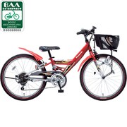 自転車（26型） レッド メタルショット B-MH664ER
