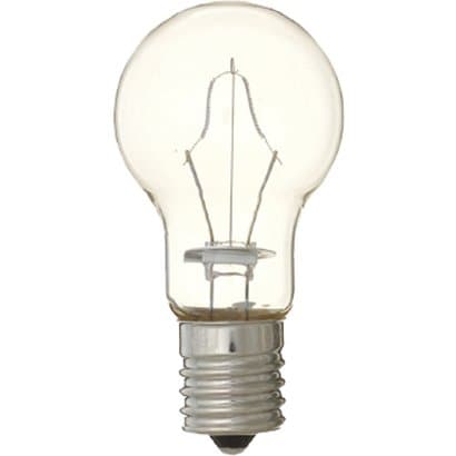 白熱電球 E17口W金 100形（90W） 45mm径 クリア P451790C