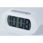 カラーLCD目覚し時計 ホワイト IAC-5530-WT