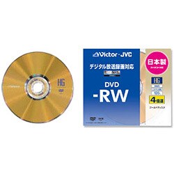 録画用DVD-RW 120分 2-4倍速 CPRM対応 1枚 VD-W120HM