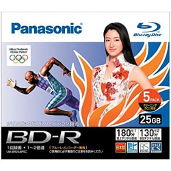 録画用BD-R Ver.1.1 1-2倍速 25GB 5枚 LM-BR25AP5C