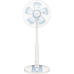扇風機 リモコン付 クリアブルー EF-30SR3-L