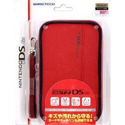シンプルポーチDS Lite レッド [DS Lite/DSi用]