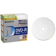 データ用DVD-R 4.7GB 16倍速 ワイドプリントエリア ホワイトレーベル 25枚 25DMR47HPCK