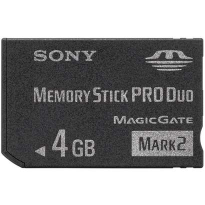 メモリースティックPRO Duo（デュオ） 4GB Mark2 MS-MT4G