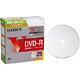 録画用DVD-R 120分 1-8倍速 25枚 インクジェットプリンター対応 25DMR12HPCK