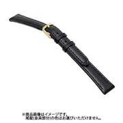 BC003A1-H [時計バンド カーフ へり返し Lサイズ 11mm  黒]