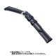 C631DH [時計バンド グレーシャス ラム へり返し ネイビー 11mm]