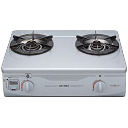 ガステーブル（プロパンガス用右強火タイプ） RTS-336-2FTS-SL-R（シルバー）