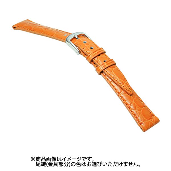 SK007L0-J [時計バンド エルセ イタリアンカーフ型押し ウェルダー オレンジ 13mm]