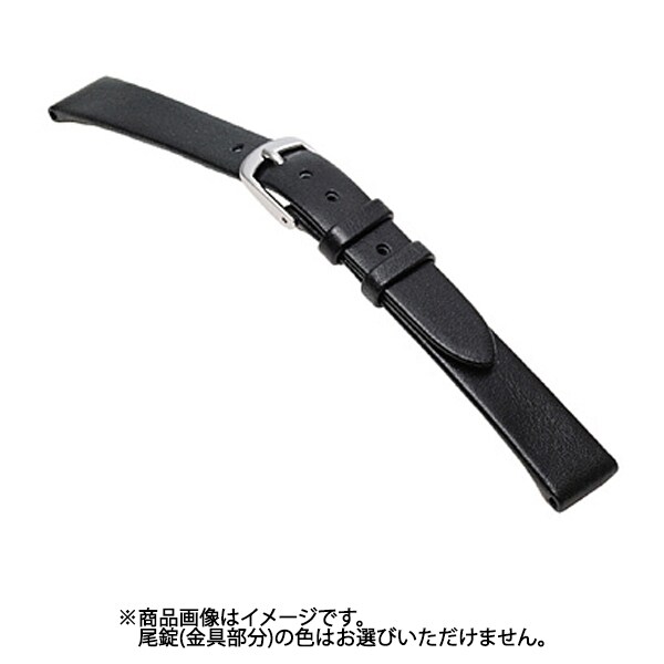C210AL [時計バンド カーフ へり返し 黒 14mm]