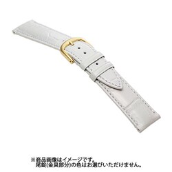 SK006W0-R [時計バンド エルセ イタリアンカーフ型押し ウェルダー ホワイト 19mm]