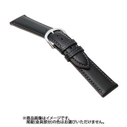 C115AR [時計バンド カーフ ウェルダー 黒 19mm]