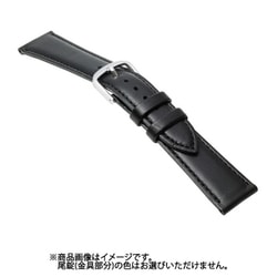 C107AO [時計バンド カーフ ウェルダー 黒 17mm]