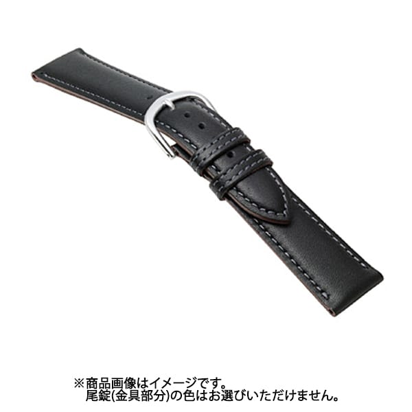 C115AO [時計バンド カーフ ウェルダー 黒 17mm]