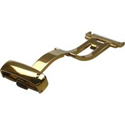 三つ折れバックル 金 14mm