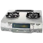ガステーブル（都市ガス13A用左強火タイプ） シルバー LG-2244FASG-L-13A