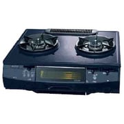 ガステーブル（プロパンガス用右強火タイプ） ダークブルー LG-2244C1DB-R-LP