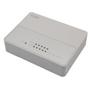 ギガビットイーサネット対応 スイッチングハブ 5ポート シルバー CG-SW05GTPLXSV