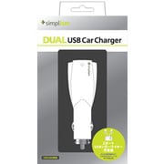 2ポートUSBシガーソケット充電器 TR-DUCC-WT (ホワイト)