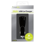 2ポートUSBシガーソケット充電器 TR-DUCC-BK (ブラック)