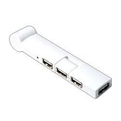 USB2.0 バスパワー専用 スティックハブ 4ポート BS-4HUB/WH