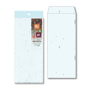 和み紙(なごみがみ) 厚漉和紙 封筒 長形4号(90×205mm) B5 四つ折 みず 入数:10枚 ナフ-213