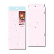 和み紙(なごみがみ) 厚漉和紙 封筒 長形4号(90×205mm) B5 四つ折 さくら 入数:10枚 ナフ-214