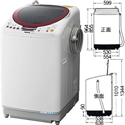【★大感謝セール】 - ヨドバシ.com パナソニック タテ型洗濯乾燥機（8.0 Panasonic 洗濯機