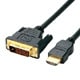 EU RoHS指令準拠 HDMI-DVIケーブル 1.5m CAC-HTD15BK/RS