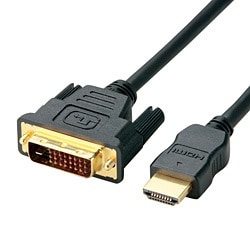 EU RoHS指令準拠 HDMI-DVIケーブル 1.5m CAC-HTD15BK/RS