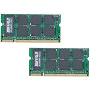 ノートパソコン用メモリ DDR2/800 PC2-6400 1GB×2 Mac対応 A2/N800-1GX2