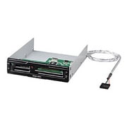 USB2.0対応 3.5インチベイ用 内蔵カードリーダライタ ブラック ADR-INMLT3BK