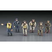 X48-7 W.W.II パイロット フィギュア セット(日・独・米・英) [1/48スケール プラモデル]