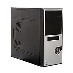BLACKBOXA602 [ATX ミドルタワーPCケース 電源非搭載 ブラック＆シルバー]
