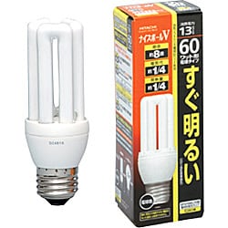 【特価】 - ヨドバシ.com 日立 E26 ナイスボールV 電球形蛍光灯 HITACHI 蛍光灯・電球